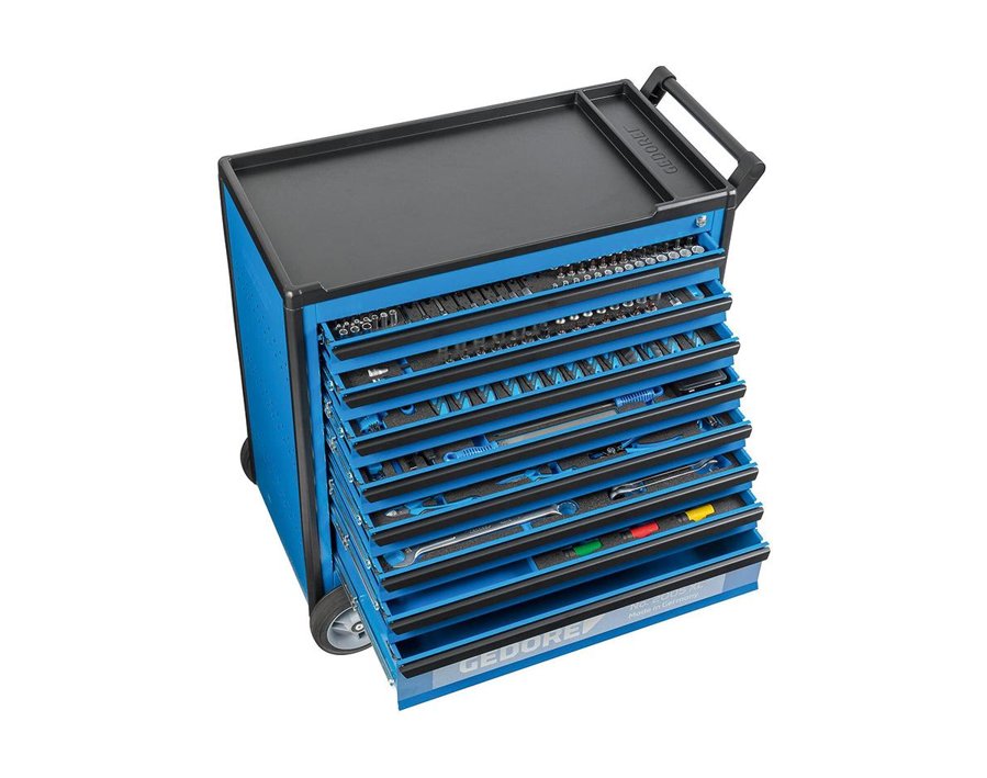 Werkstattwagen Nr. 2005 XL mit 466-teiligem Sortiment