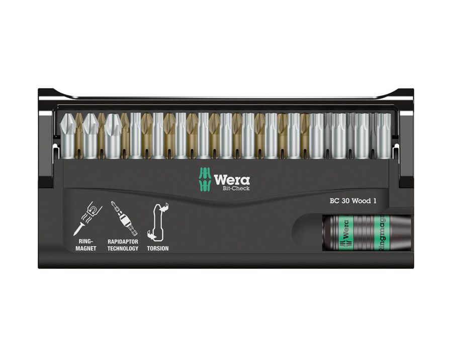 Bit-Sortiment Bit-Check 30 Wood 1, 30-teilig
