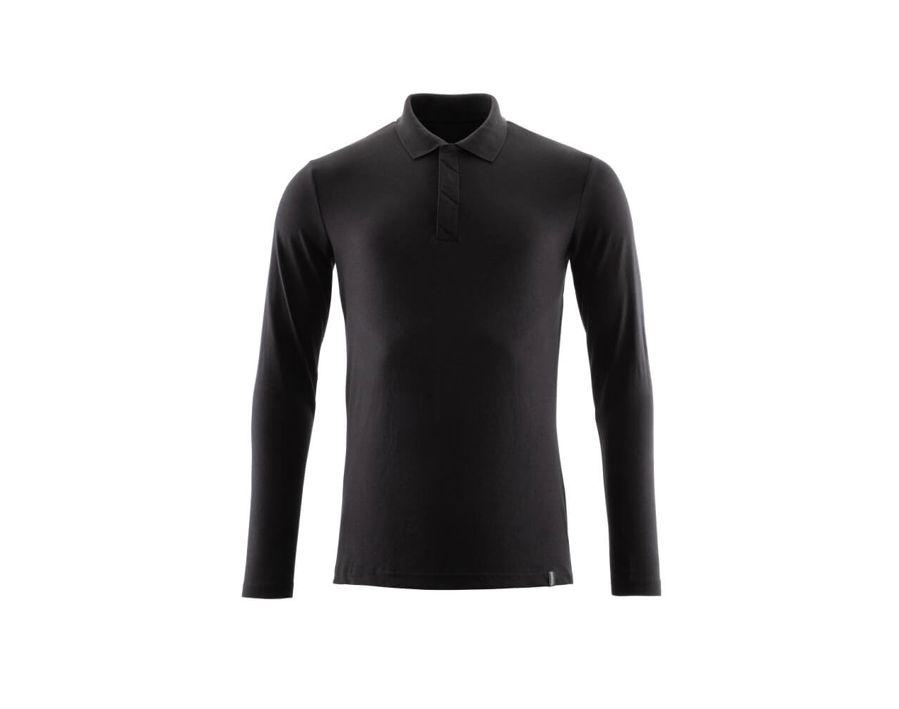 Polo, a maniche lunghe CROSSOVER nero intenso