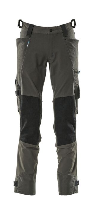 Pantaloni con tasche porta-ginocchiere ADVANCED antracite scuro