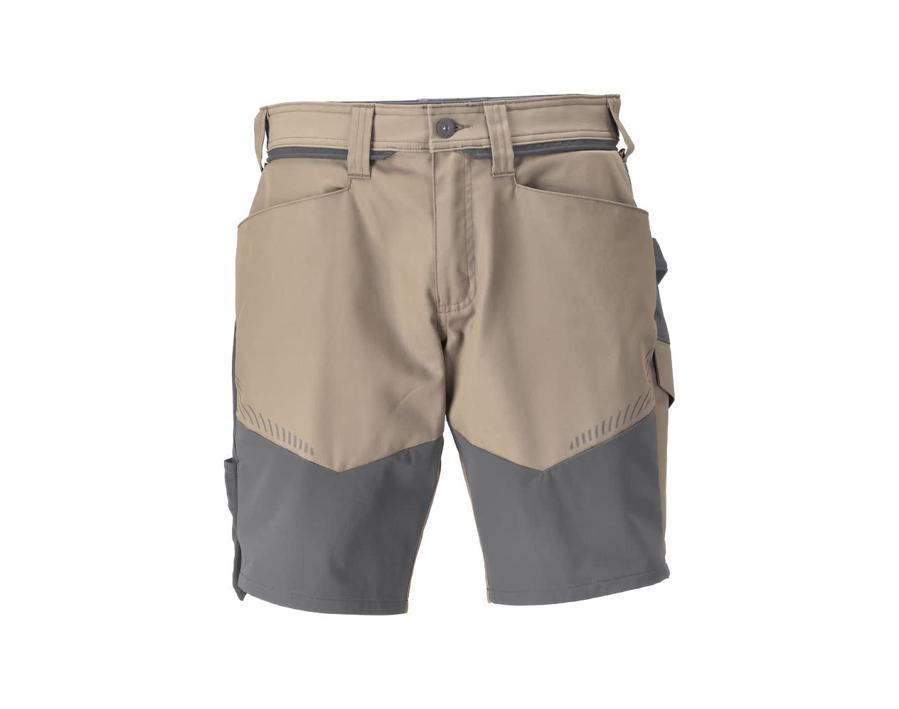 Pantalone corto CUSTOMIZED sabbia scuro/grigio pietra