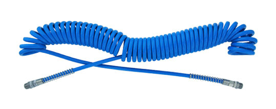 Spirale in poliuretano con raccordi