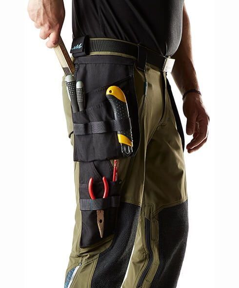 Pantaloni con tasche esterne ADVANCED bianco