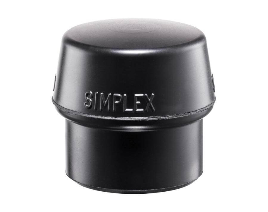 Schlagkopf für Schonhammer Simplex aus schwarzer Gummi-Komposition