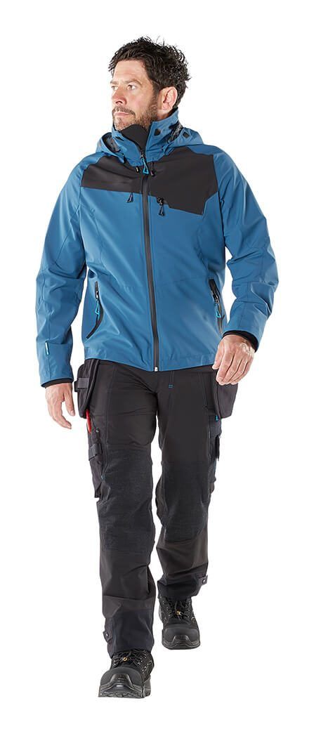 Giacca antivento ADVANCED bianco/antracite scuro