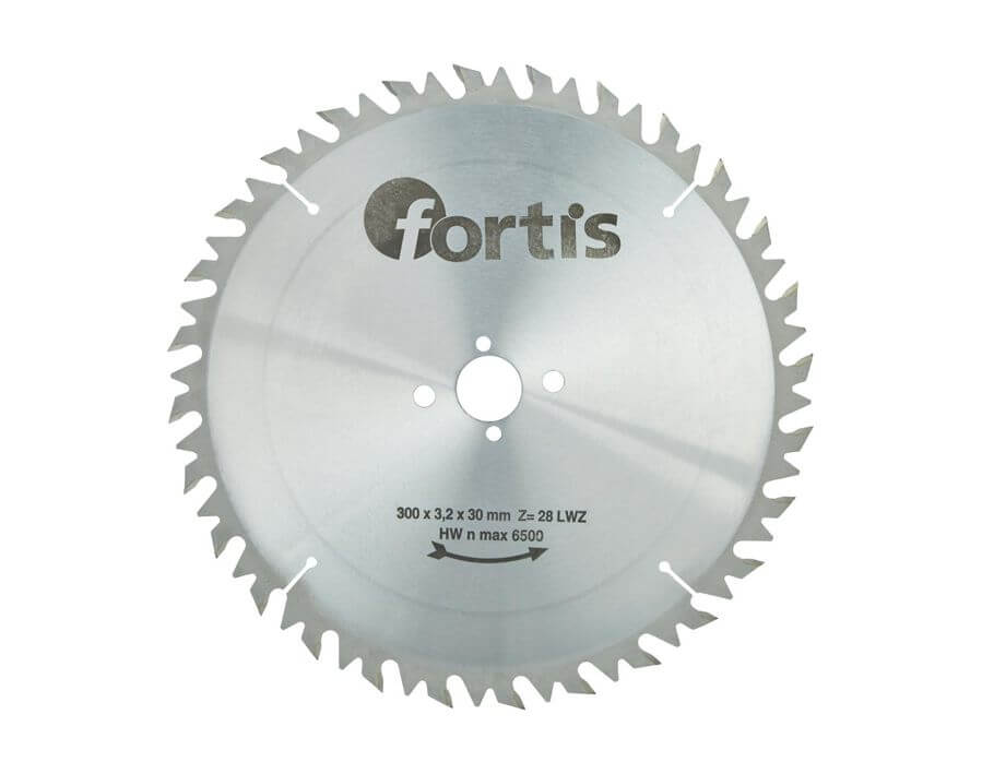 HW-Tischkreissägeblatt Längsschnitt-Wechselzahn