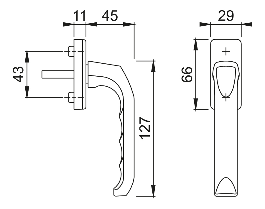 Martellina DK HOPPE in alluminio serie London - 013/U34 