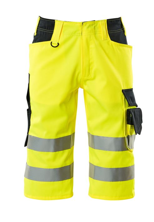 Bermuda SAFE SUPREME hi-vis giallo/blu navy scuro