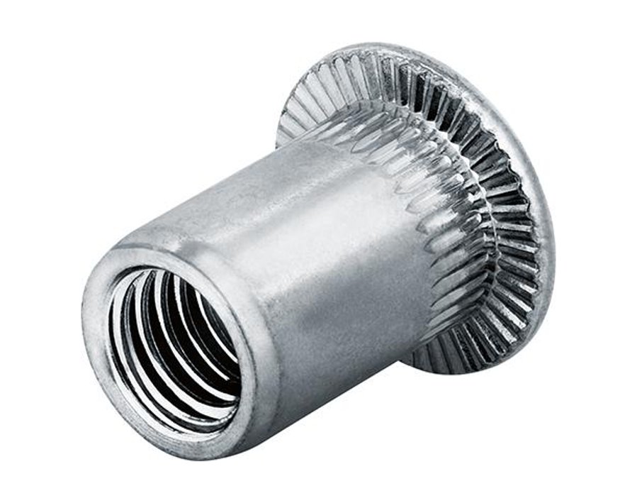 Blindnietmutter Alu, Standard, Flachrundkopf