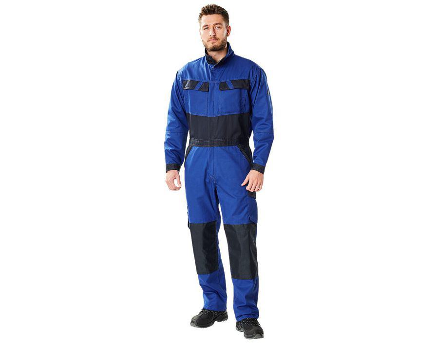 Tuta da lavoro con tasche porta-ginocchiere LIGHT antracite scuro/nero