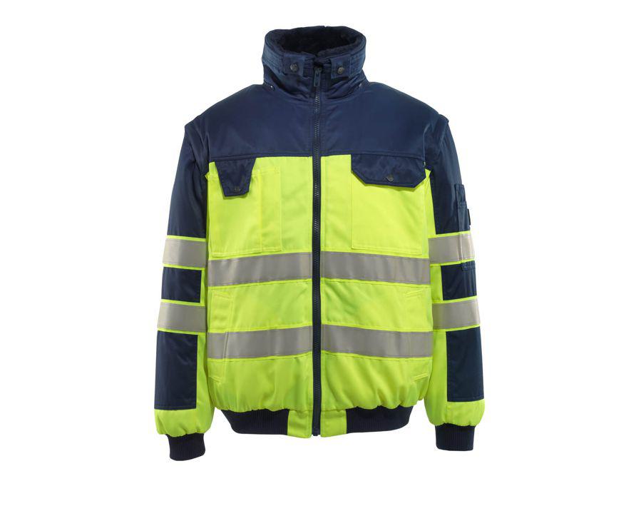 Giacca da pilota SAFE IMAGE hi-vis giallo/blu navy