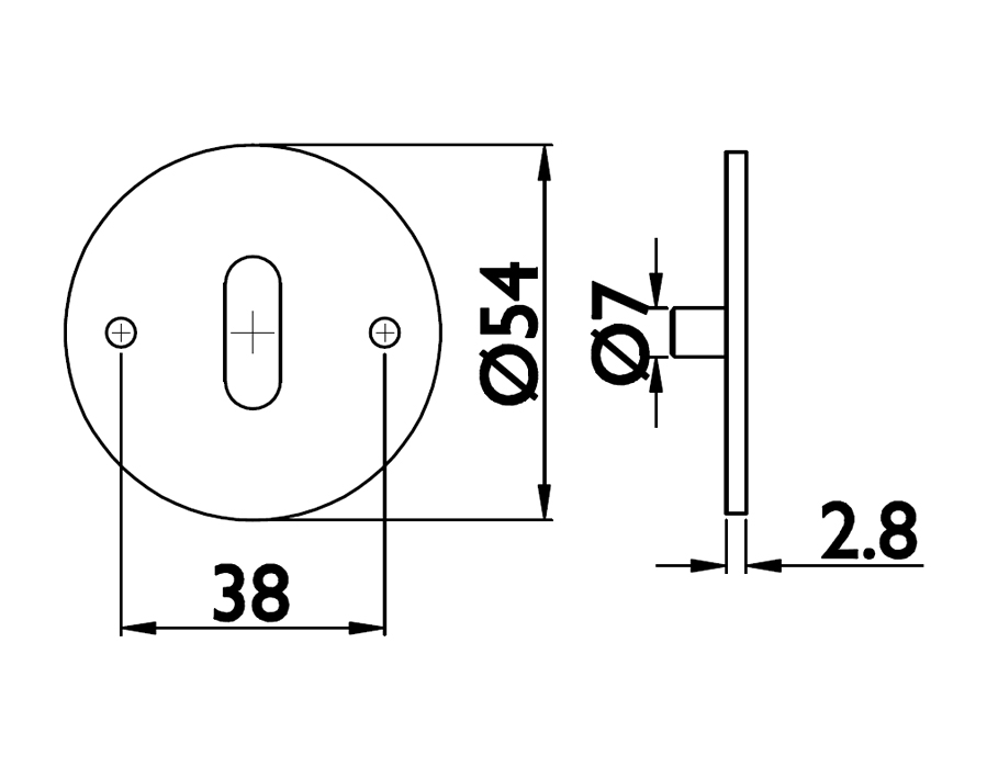 Guarnitura con rosetta e bocchetta 