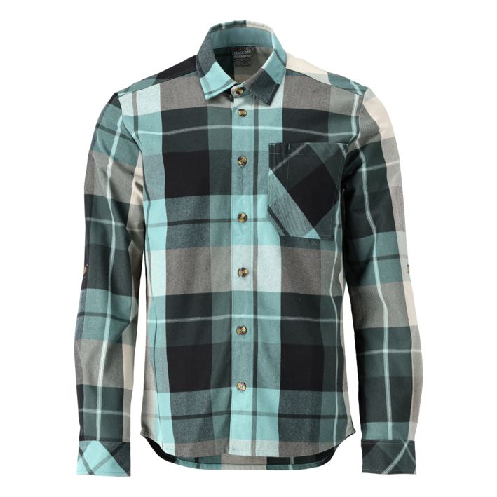 Camicia CUSTOMIZED a quadri verde foresta