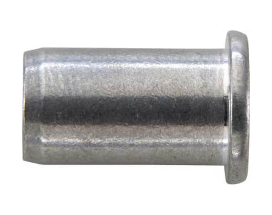 Blindnietmutter Stahl, Standard, Flachrundkopf.