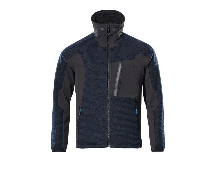 Giacca in maglia con chiusura lampo ADVANCED blu navy scuro/nero