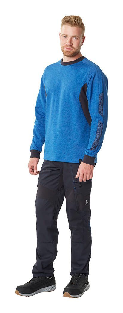 Felpa ACCELERATE blu navy scuro/azzurro