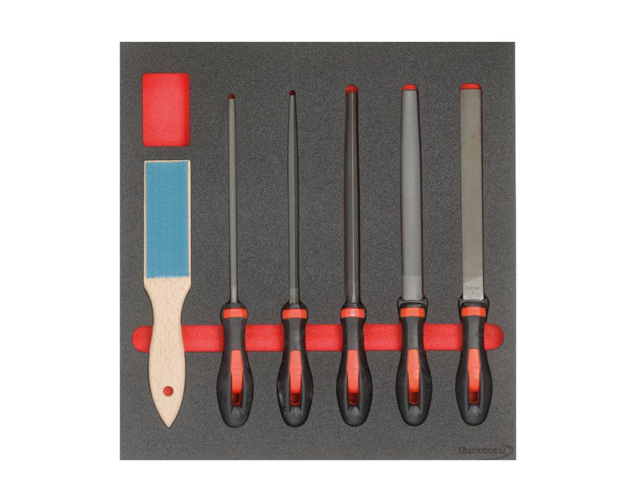 Werkzeugmodul Feilen, 6-teilig, Modul 2/3