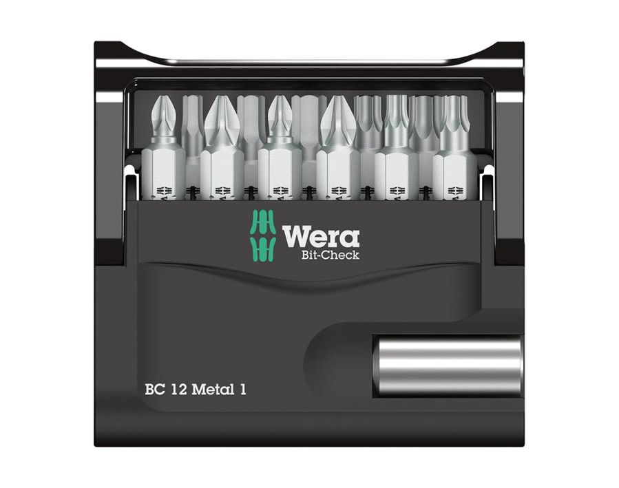 Bit-Sortiment Bit-Check 12 Metal 1, 12-teilig