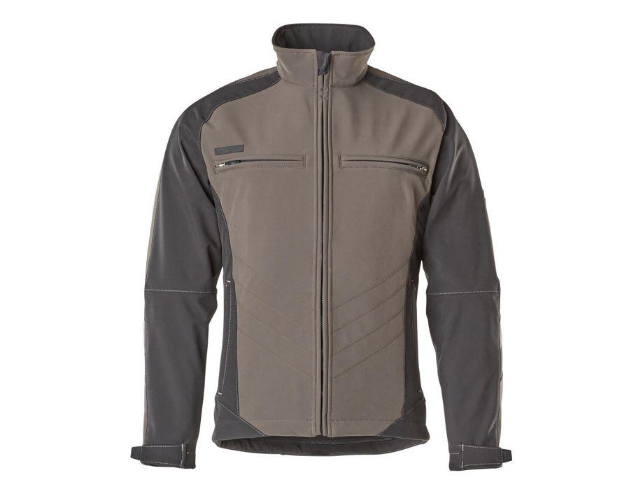 Giacca Softshell UNIQUE antracite scuro/nero