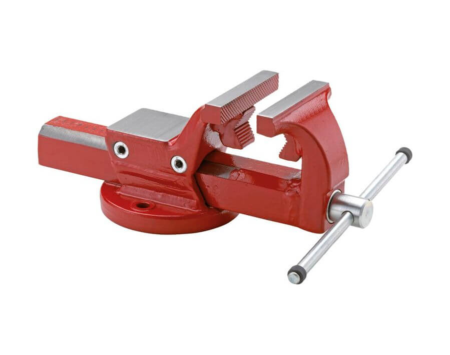 Parallelschraubstock, großer Amboss und Rohrspannbacken