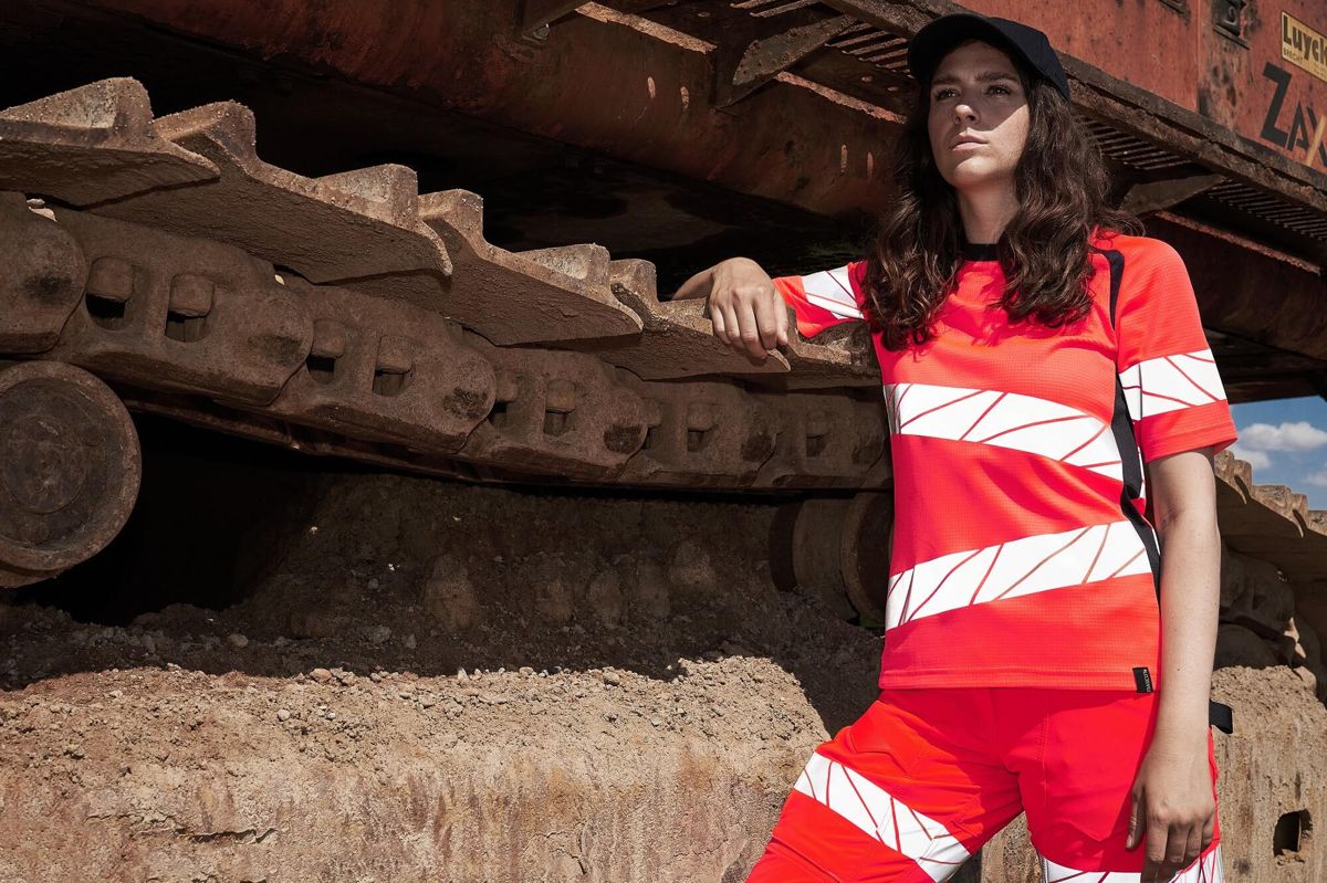 Bermuda ACCELERATE SAFE hi-vis arancio