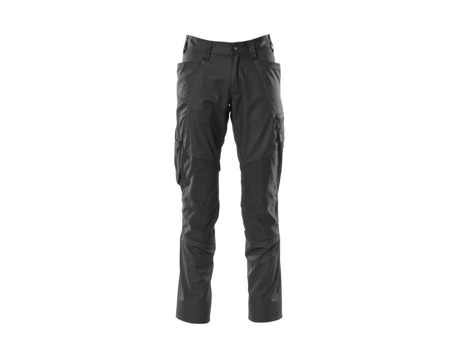 Pantaloni con tasche porta-ginocchiere ACCELERATE nero