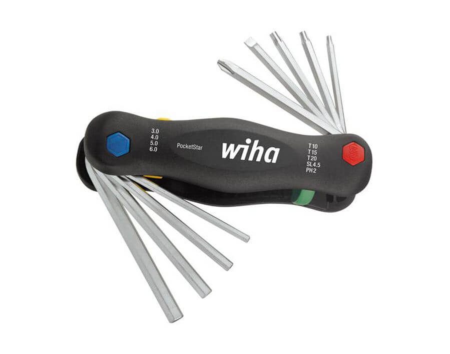 Schraubendreher-Satz für Sechskant, Schlitz, Kreuzschlitz PH und TORX® PocketStar®