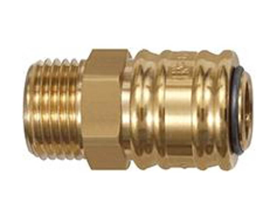 Schnellverschlusskupplung NW 7,2 mit Außengewinde