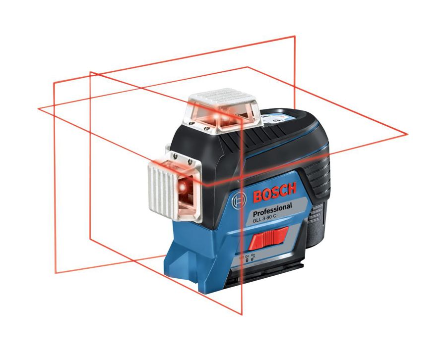 Kreuzlinienlaser-Set GLL 3-80 C Professional + BM 1
