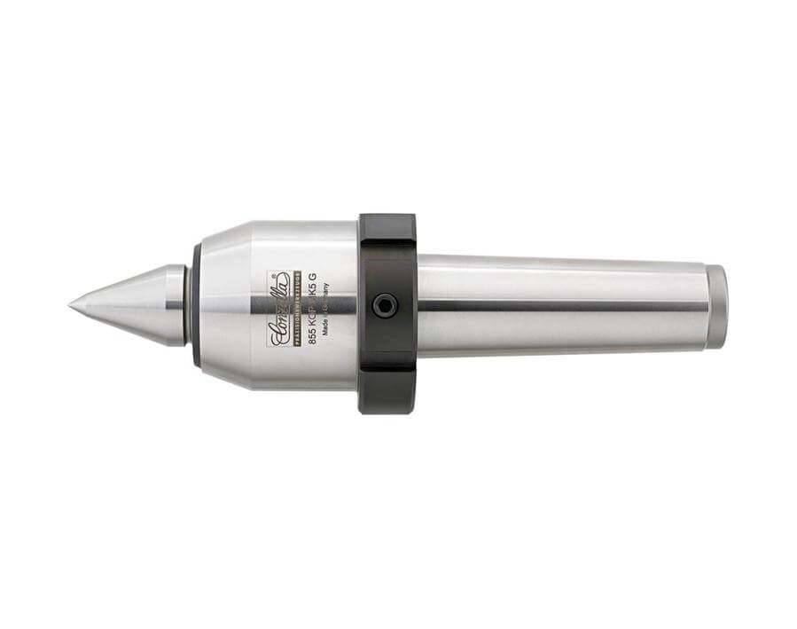 Mitlaufende Körnerspitze, schlank, für schwer zugängliche Stellen