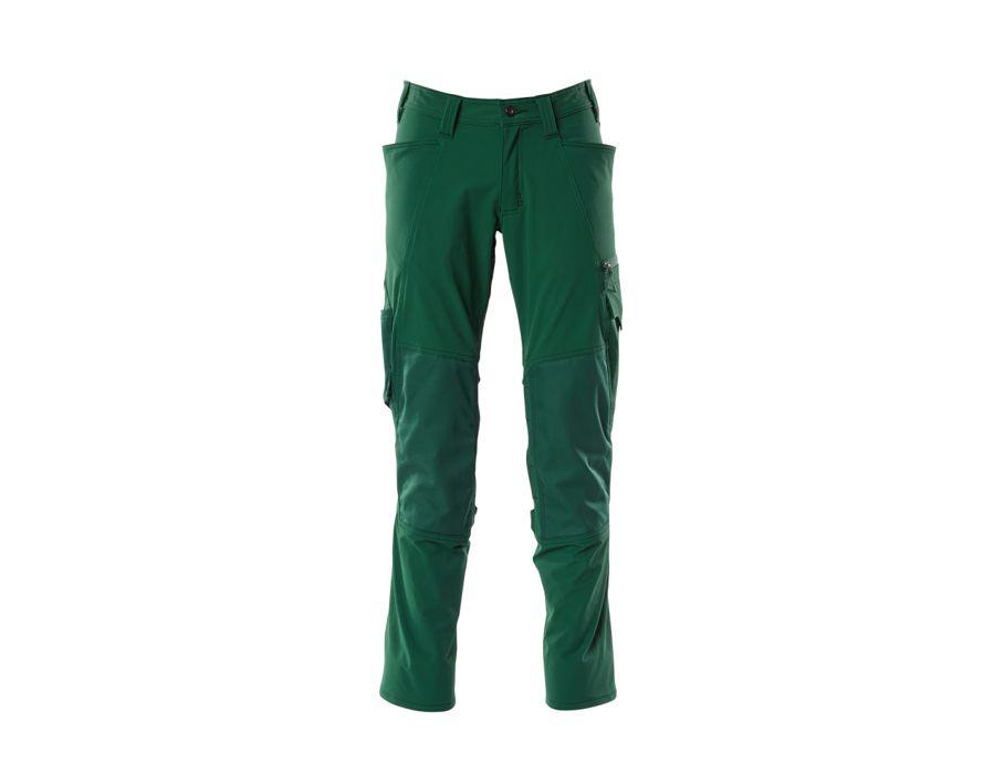 Pantaloni con tasche porta-ginocchiere ACCELERATE verde