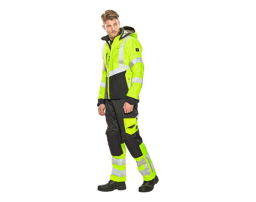 Giacca Softshell SAFE SUPREME hi-vis rosso/antracite scuro