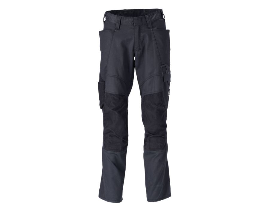 Pantaloni con tasche porta-ginocchiere ACCELERATE blu navy scuro