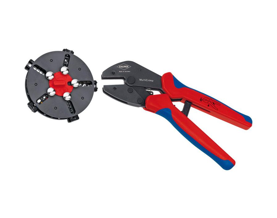 Crimpzange mit Wechselmagazin MultiCrimp®