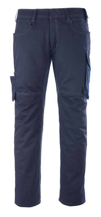 Pantaloni con tasche sulle cosce UNIQUE blu navy scuro/blu royal