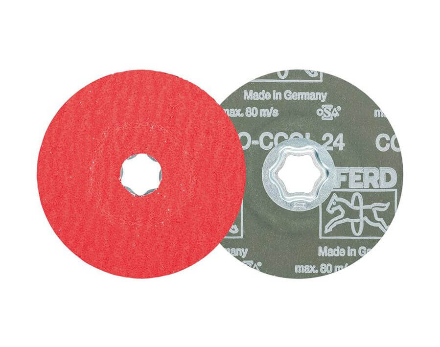 COMBICLICK-Fiberschleifscheibe, Keramikkorn, Ø 125 mm