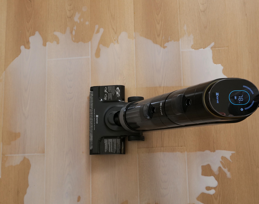 Scopa lavapavimenti cordless a doppio serbatoio 