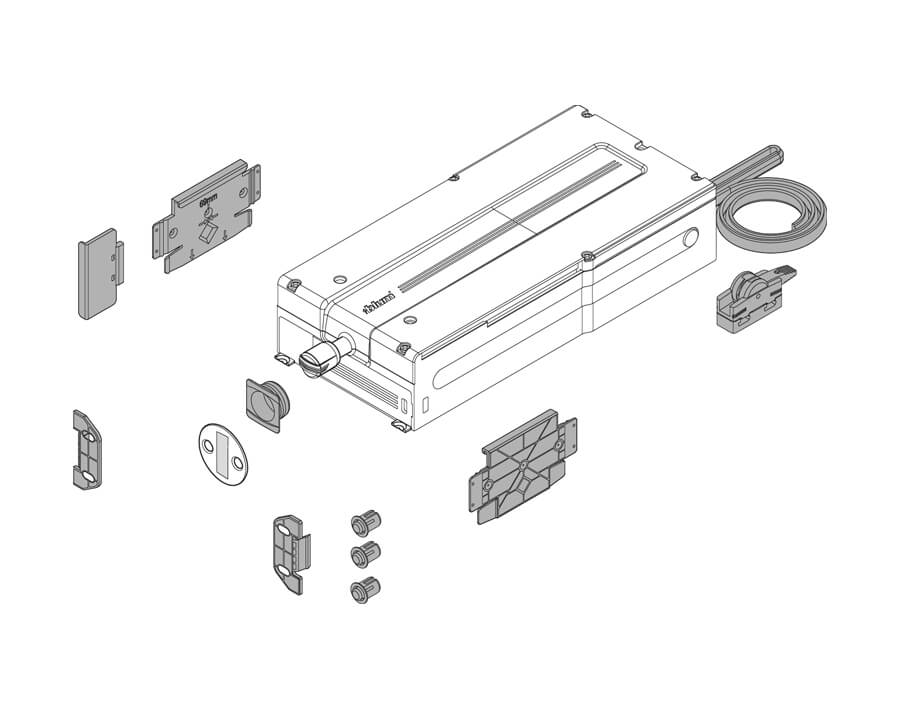 Set SERVO-DRIVE flex unità motrice per frighi, congelatori e lavastoviglie