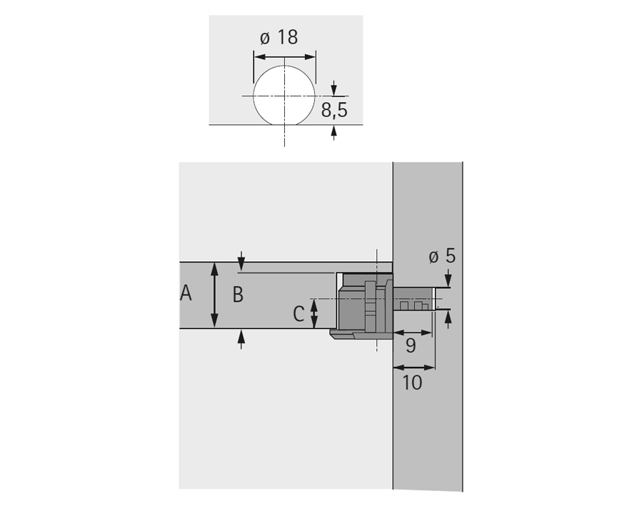 Reggipiano Alfa Stop 