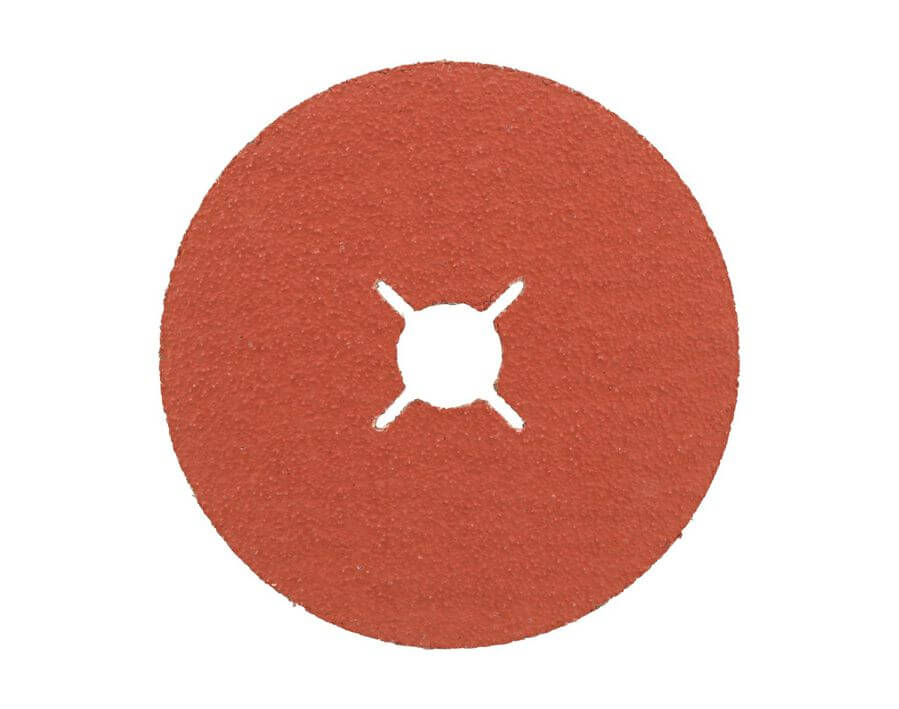 Fiberschleifscheibe, Korund für Edelstahl- und Aluminiumbearbeitung, Ø 125 mm