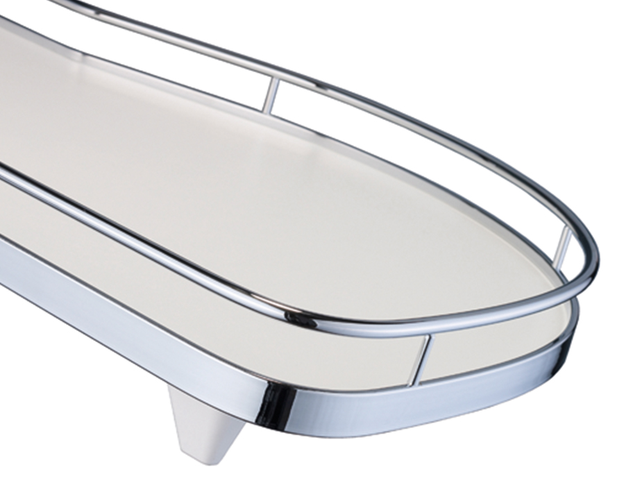 Vassoio estraibile e basculante per basi ad angolo LeMans II 