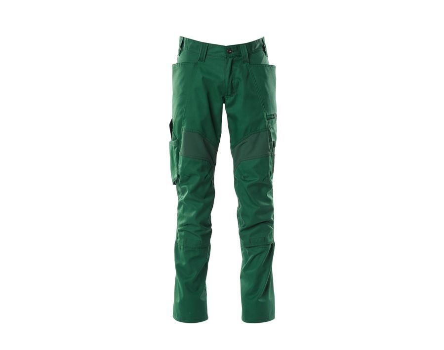 Pantaloni con tasche porta-ginocchiere ACCELERATE verde