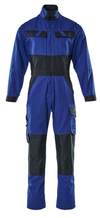 Tuta da lavoro con tasche porta-ginocchiere LIGHT blu royal/blu navy scuro