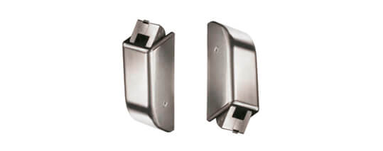 Coppia scrocchi per maniglione antipanico Base-Inox