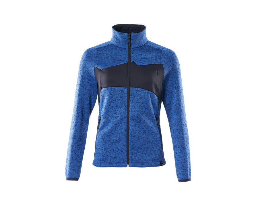 Maglione con chiusura lampo ACCELERATE azzurro/blu navy scuro
