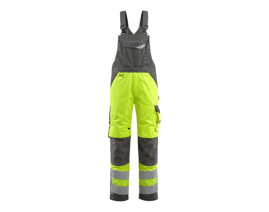 Salopette con tasche porta-ginocchiere SAFE SUPREME hi-vis giallo/antracite scuro