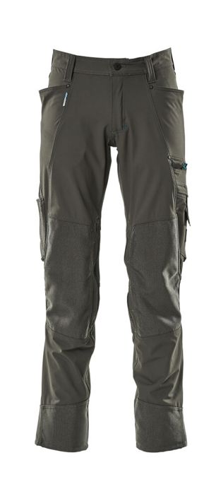 Pantaloni con tasche porta-ginocchiere ADVANCED antracite scuro