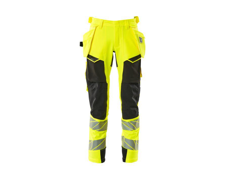 Pantaloni con tasche esterne ACCELERATE SAFE hi-vis giallo/nero