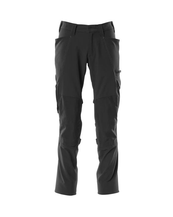 Pantaloni con tasche porta-ginocchiere ACCELERATE nero