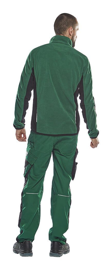 Pantaloni con tasche porta-ginocchiere UNIQUE antracite scuro/nero